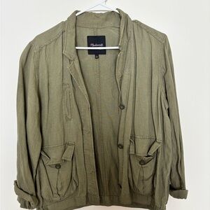 Madewell Green Military Field Jacket
